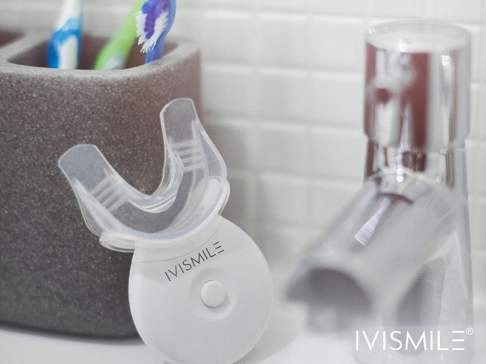 IVISMILE – dantų balinimo rinkinys namams su LED lempa