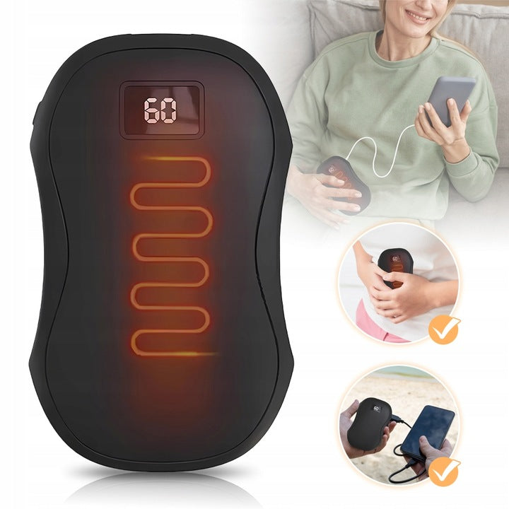 Elektrinis rankų šildytuvas – 2in1 su išorine baterija