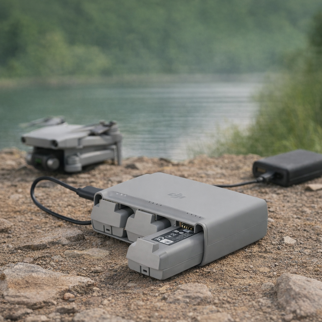 DJI Mini 2 / Mini 4K / Mini 2 SE / Mini SE baterijų įkrovimo stotelė