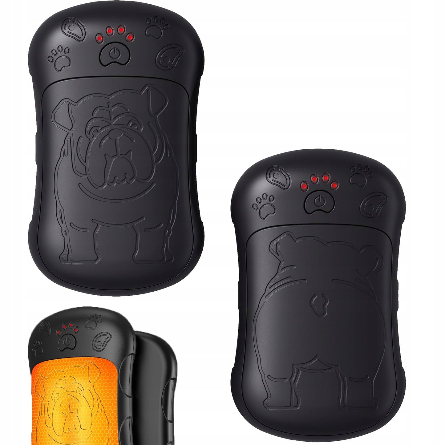 USB magnetinis elektrinis rankų šildytuvas-išorinė baterija 2 viename 6000 mAh