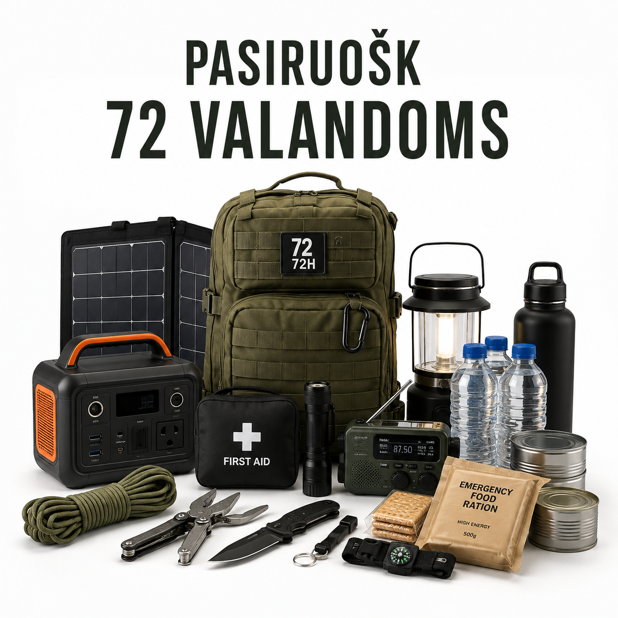Pasiruošk 72 valandoms