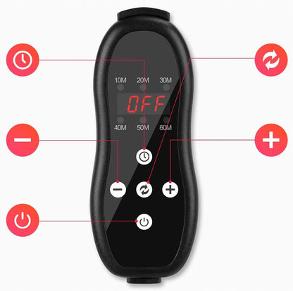 Infraraudonųjų spindulių terapinė LED lempa 180 LED (660nm + 850nm), su trikoju