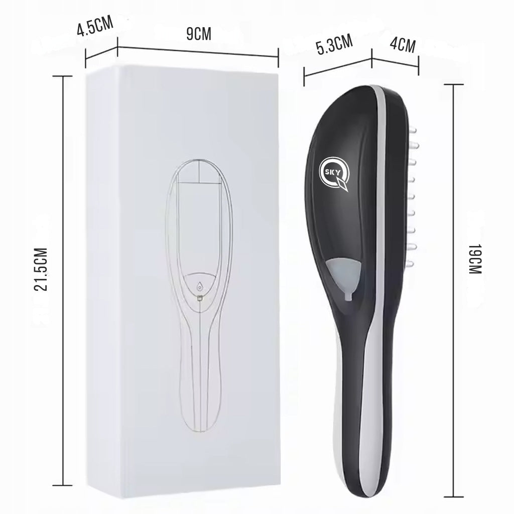 QSKY LED plaukų terapijos šepetėlis – stipresniems, greičiau augantiems plaukams