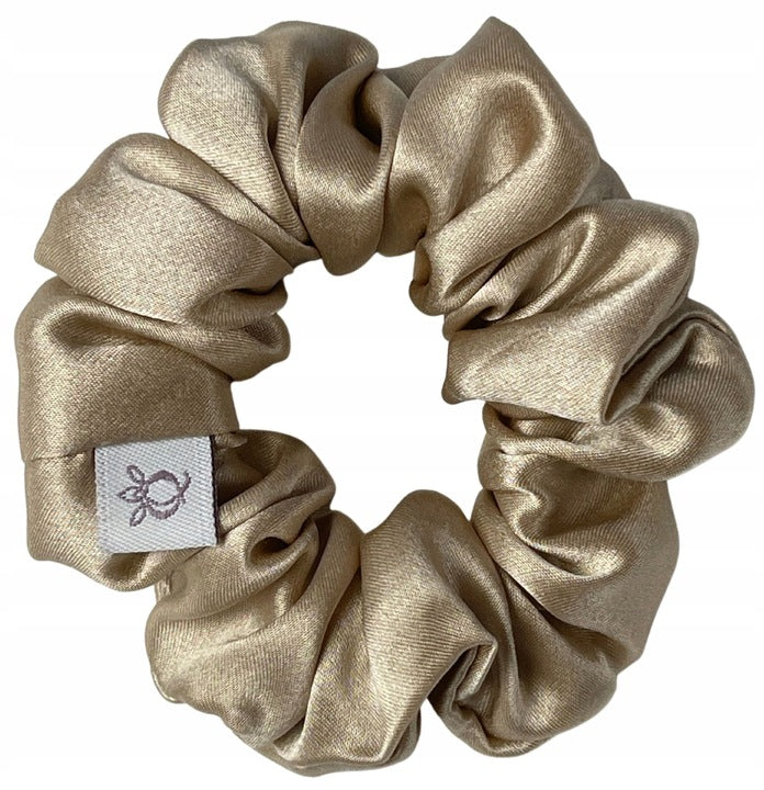 Šilkinės plaukų gumutės 3 dalių, šviesus, Qrown