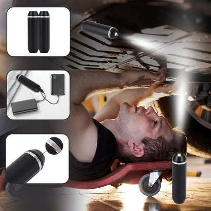 Magnetinis elektrinis rankų šildytuvas – 2 viename, išorinė baterija 5000 mAh