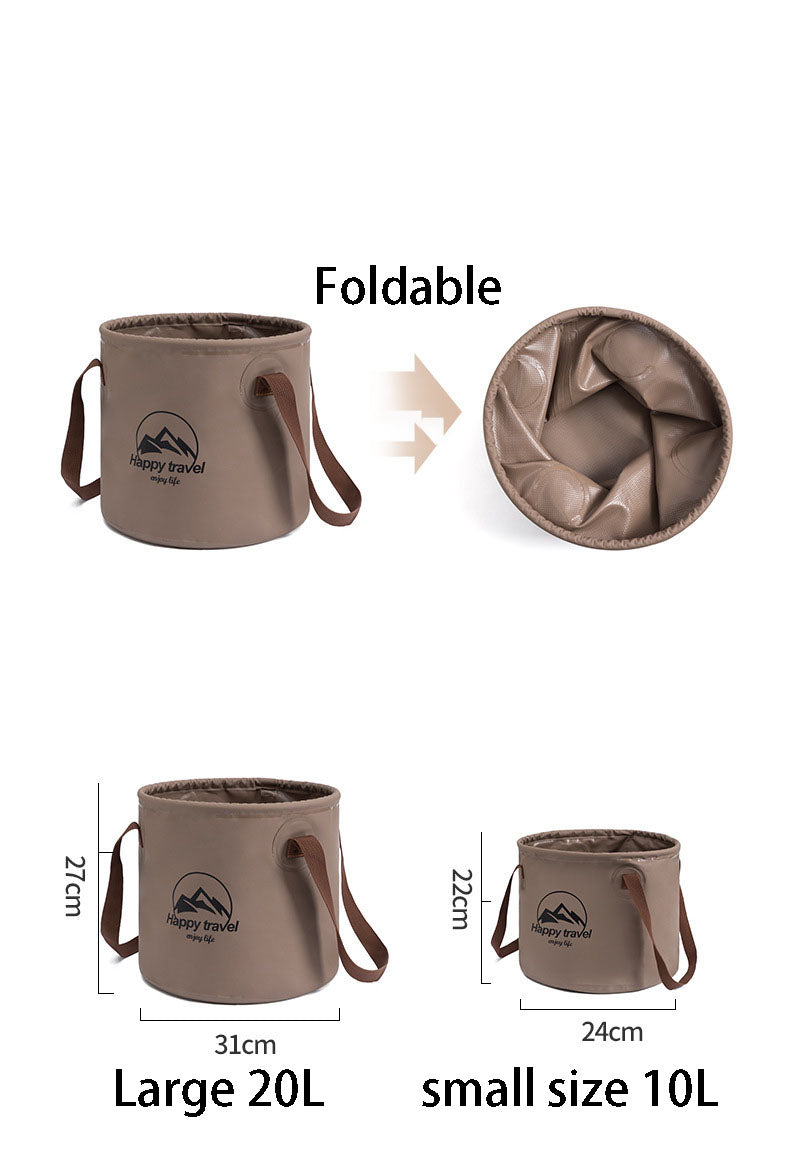 Sulankstomas 20L kibiras stovyklavimui ir žvejybai