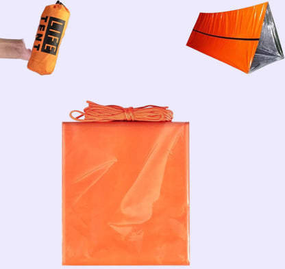 ORANGE Life Tent avarinio išgyvenimo palapinė – ultralengva 2 asmenims 241 × 119 × 79 cm