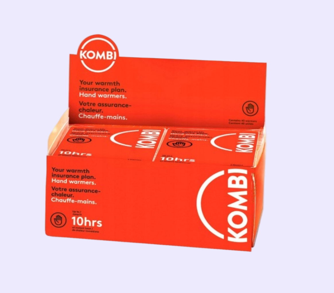 Kombi rankų šildytuvai 10 val. – pora vienkartinių šiluminių pagalvėlių rankoms žiemos metu