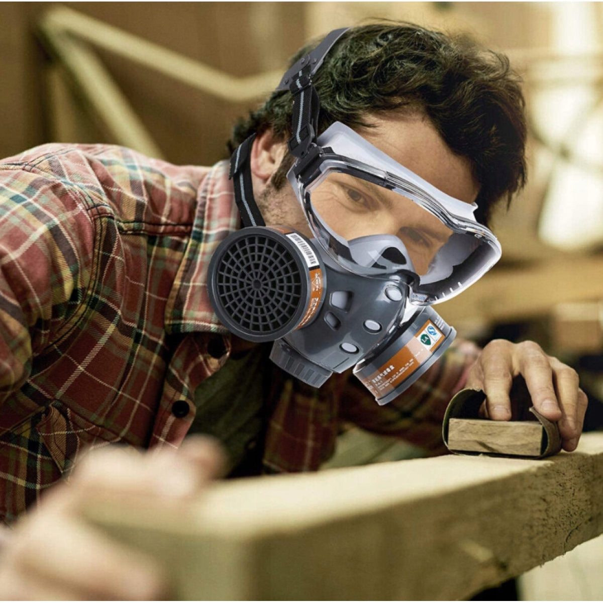 FFP3 Dujų kaukė – pusinė respiratorinė kaukė 8201