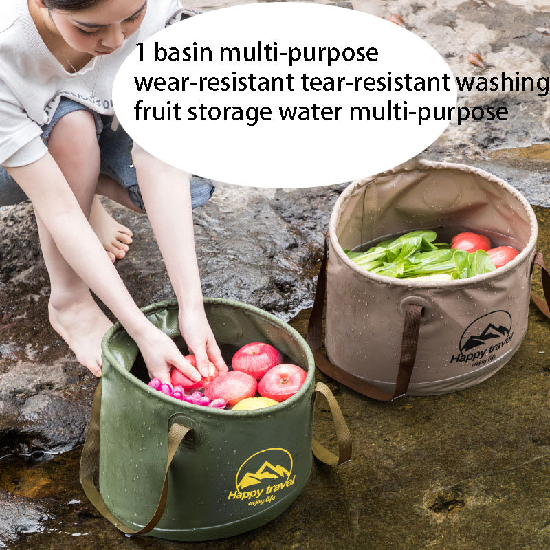 Sulankstomas 20L kibiras stovyklavimui ir žvejybai