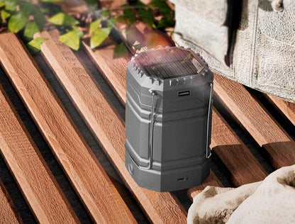 Daugiafunkcinė LED saulės  lempa 3000 mAh