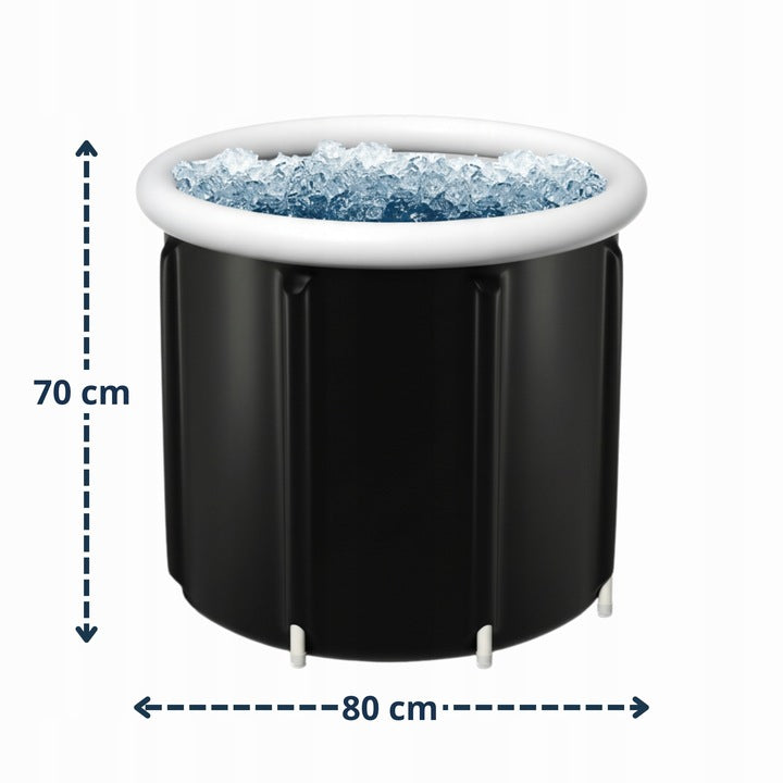 Ledo statinė 400 l talpos, nešiojama,  80 cm, sulankstoma