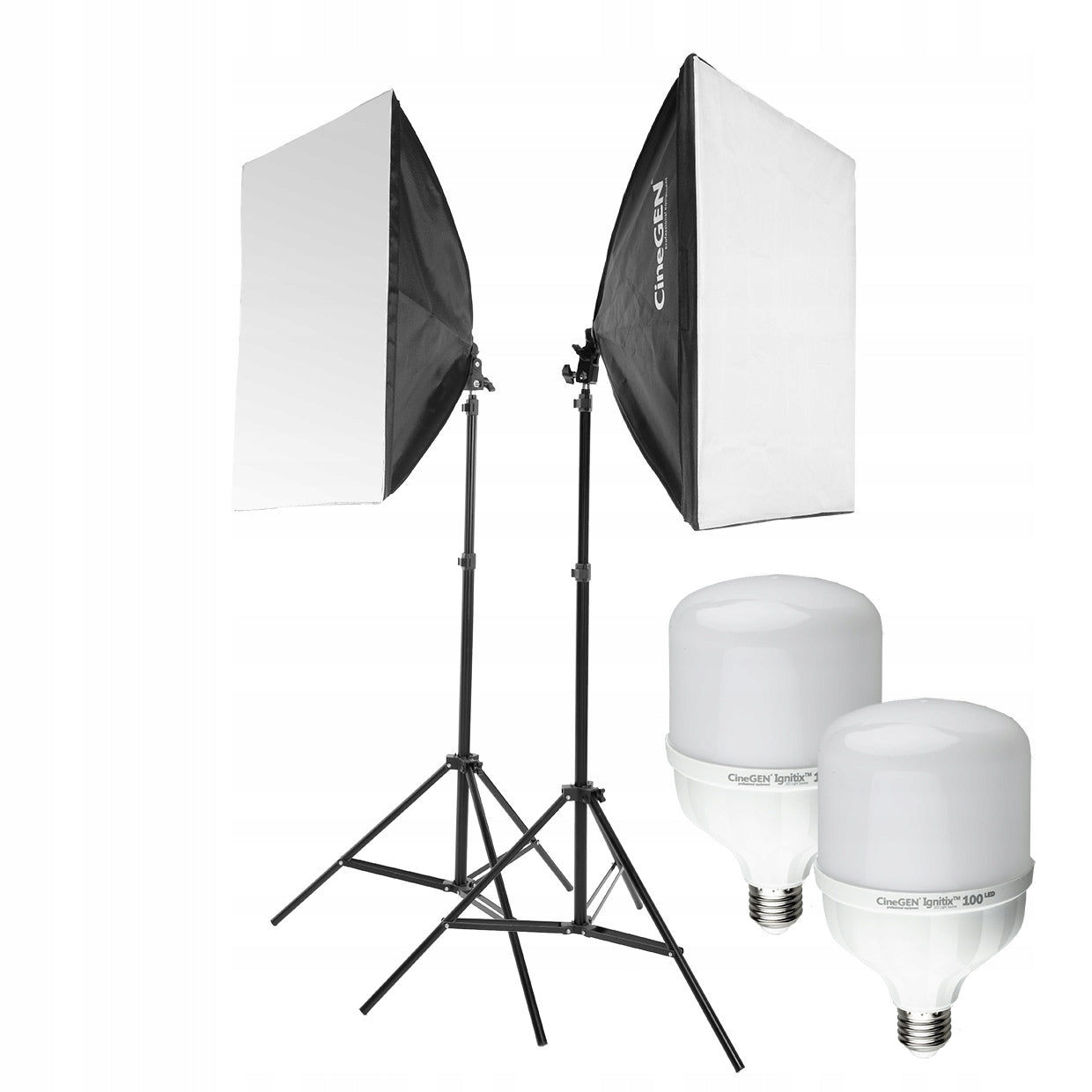 Fotografijos LED šviesos su stativu 200W nuotraukoms
