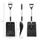 Sniego kastuvas Rippey – aliuminis, sulankstomas, 84 cm, automobiliui