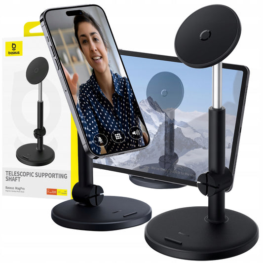 Vlogging telefono stalo stovas 65cm aliuminis sulankstomas