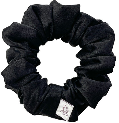 Šilkinės plaukų gumutės 3 dalių, tamsus, Qrown