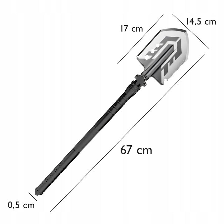 Daugiafunkcis išgyvenimo kastuvas 6in1