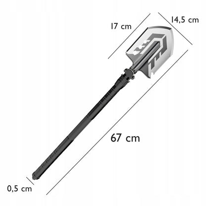 Daugiafunkcis išgyvenimo kastuvas 6in1