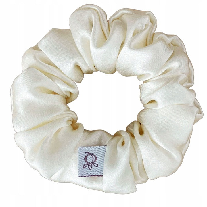 Šilkinės plaukų gumutės 3 dalių, šviesus, Qrown