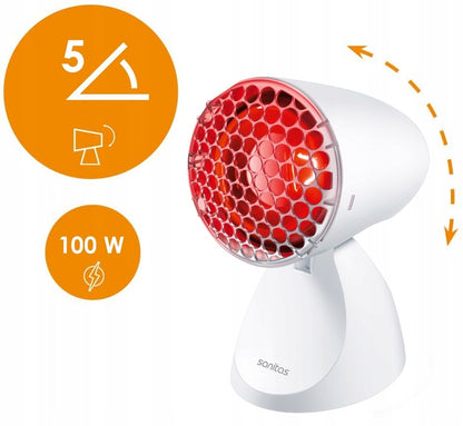 SOLUX infraraudonųjų spindulių terapinė lempa 100 W