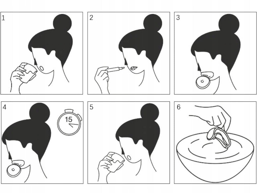 Dantų balinimo rinkinys su IVISMILE LED lempa – dantų balinimas namuose