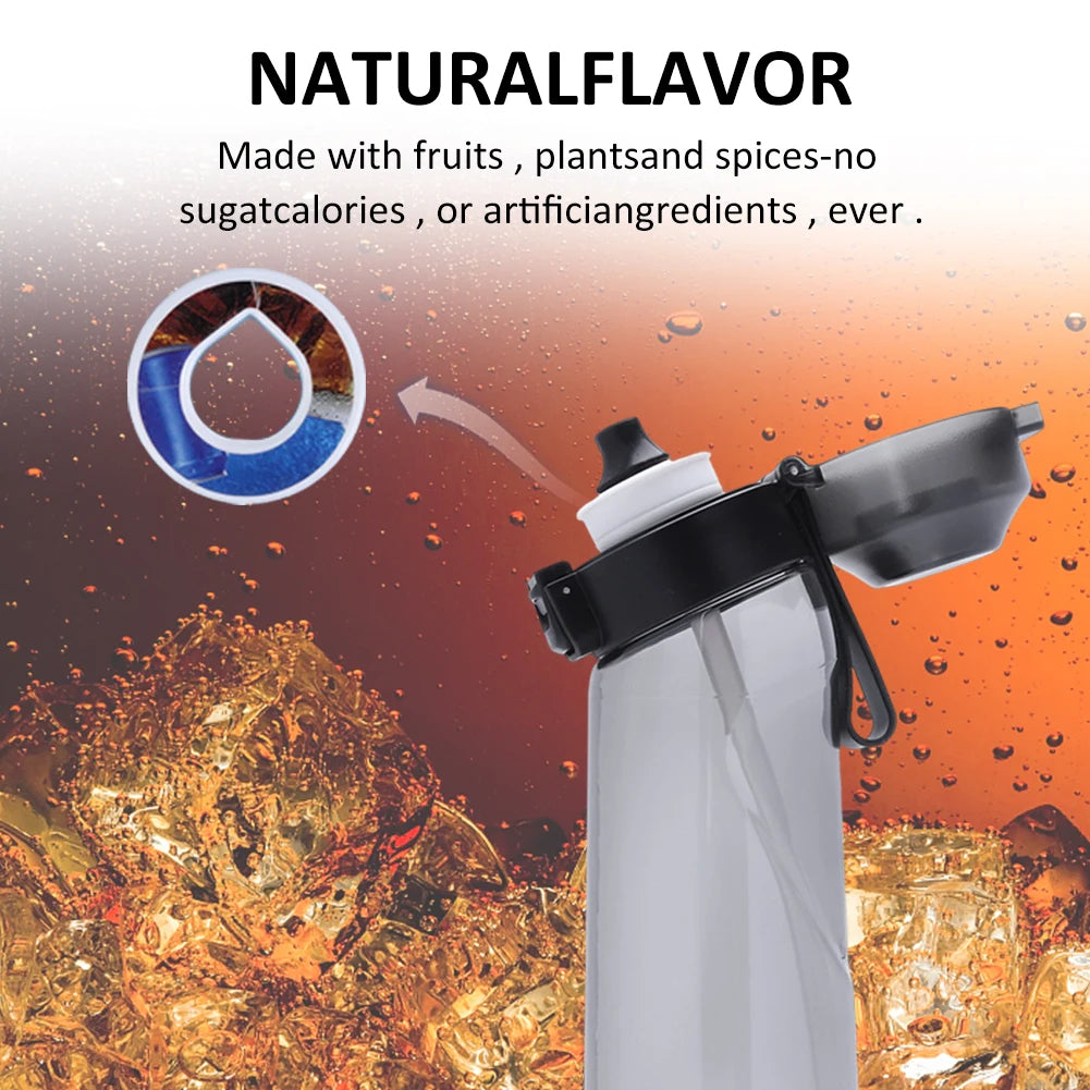 Kvapų kapsulės Air Water Up gertuvei – 10  rinkinyje (vaisių aromatai, be cukraus)