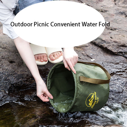 Sulankstomas 20L kibiras stovyklavimui ir žvejybai