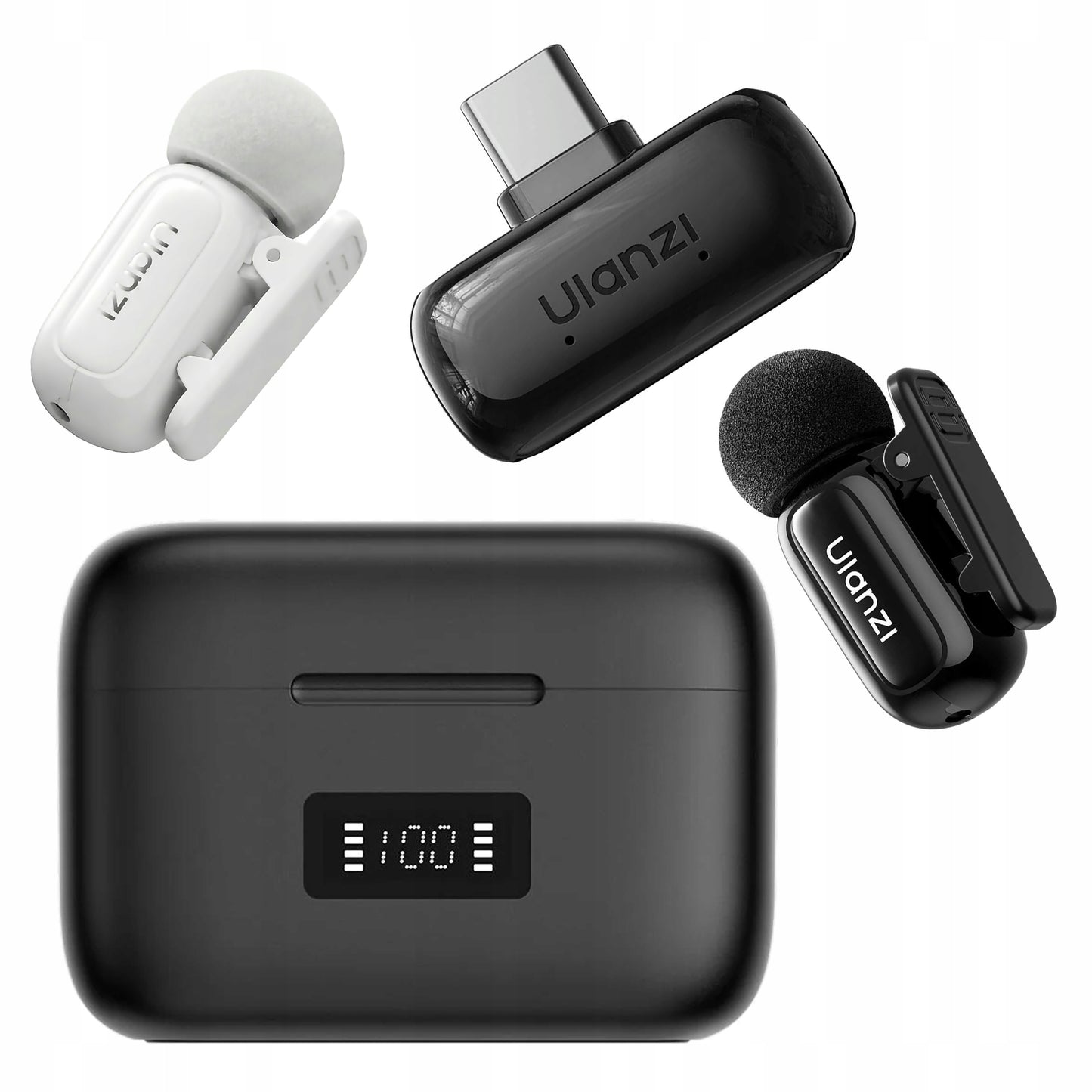 Mikrofonas lavalier lapel 3.5mm TRRS telefonui ir kamerai