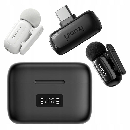 Mikrofonas lavalier lapel 3.5mm TRRS telefonui ir kamerai