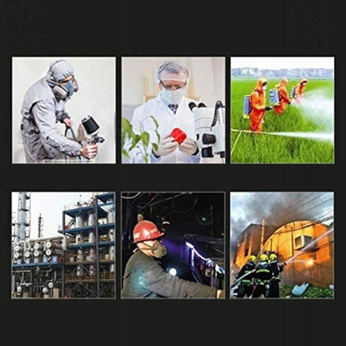 FFP3 Dujų kaukė – pusinė respiratorinė kaukė 8201