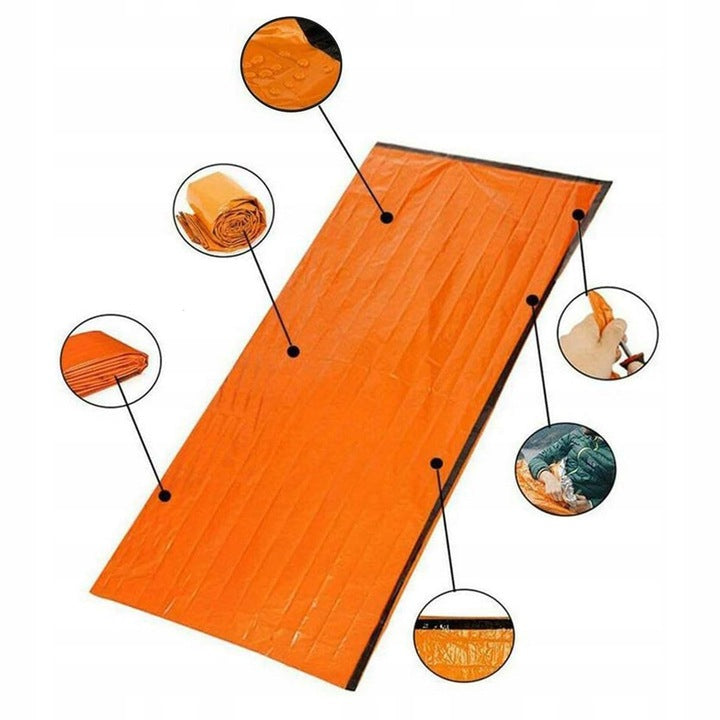 Bivvy Emergency – terminis avarinis miegmaišis (213 × 91 cm)