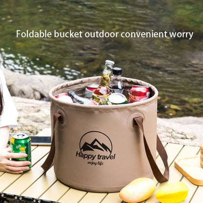 Sulankstomas 20L kibiras stovyklavimui ir žvejybai