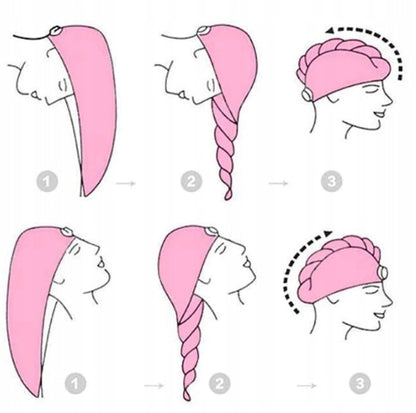 Storas galvos rankšluostis-turbanas plaukams „Yeshome“ 3 vnt.