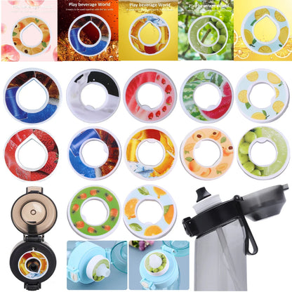 Kvapų kapsulės Air Water Up gertuvei – 10  rinkinyje (vaisių aromatai, be cukraus)