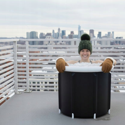 Ledo statinė 400 l talpos, nešiojama,  80 cm, sulankstoma