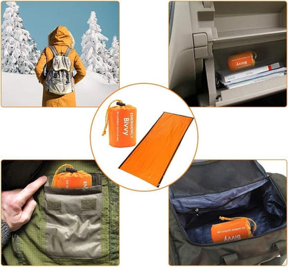 Bivvy Emergency – terminis avarinis miegmaišis (213 × 91 cm)