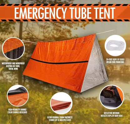 ORANGE Life Tent avarinio išgyvenimo palapinė – ultralengva 2 asmenims 241 × 119 × 79 cm