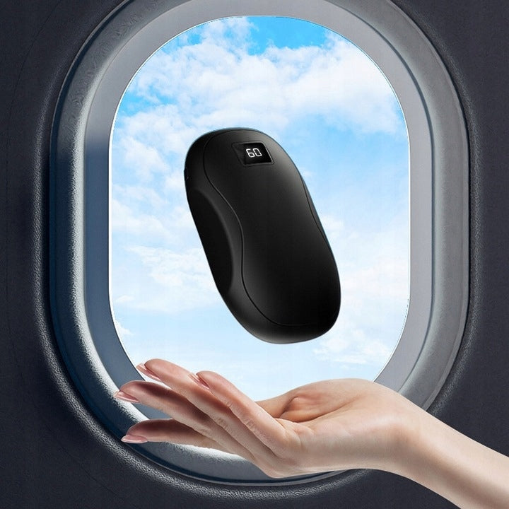 Elektrinis rankų šildytuvas – 2in1 su išorine baterija