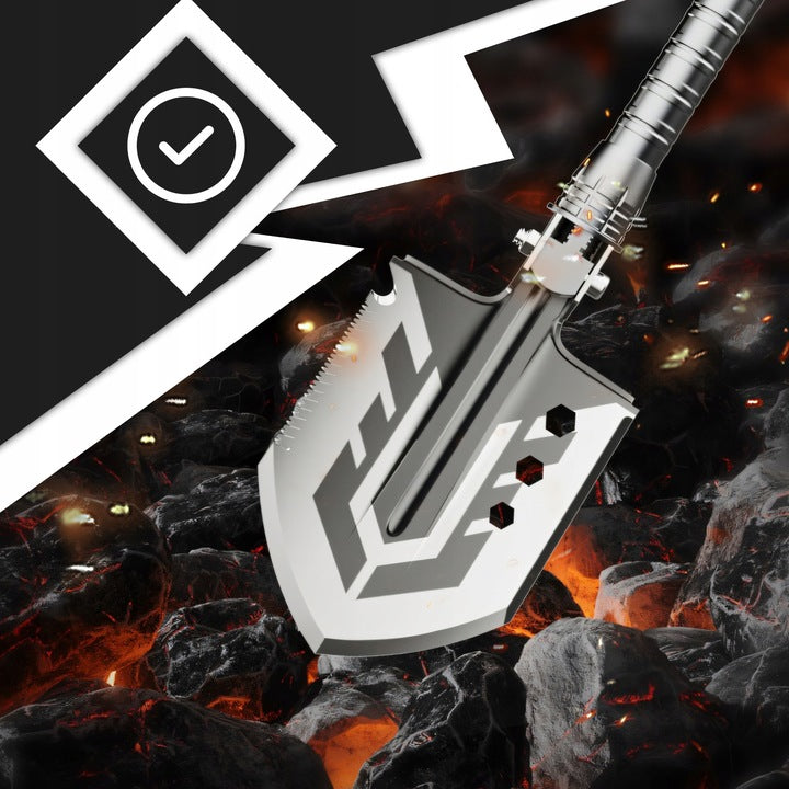 Daugiafunkcis išgyvenimo kastuvas 6in1