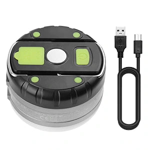 Nešiojama LED stovyklavimo lempa, įkraunama