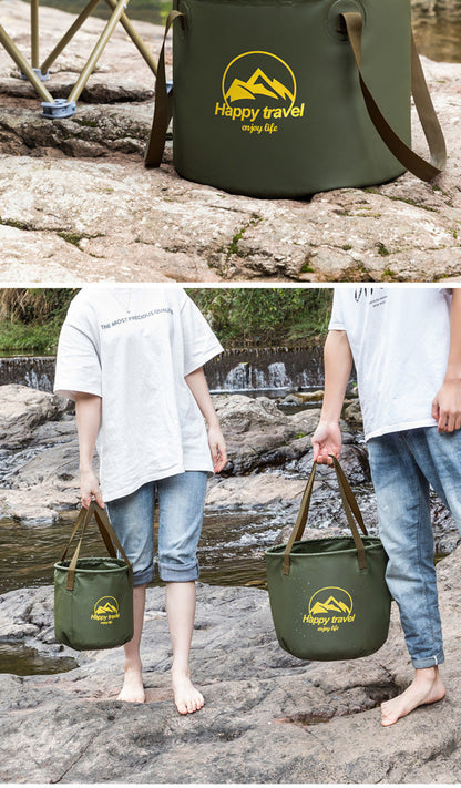 Sulankstomas 20L kibiras stovyklavimui ir žvejybai