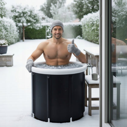 Ledo statinė 400 l talpos, nešiojama,  80 cm, sulankstoma