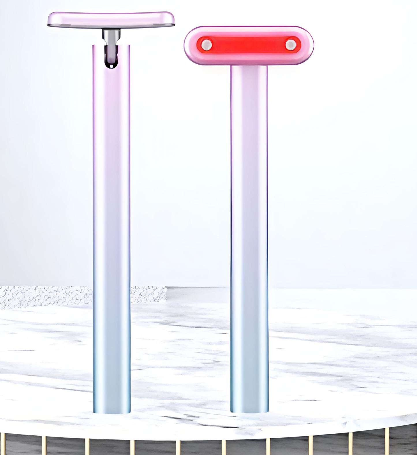 EMS veido masažuoklis LED v3.0 – liftingas, beadatinė mezoterapija, karštas kompresas