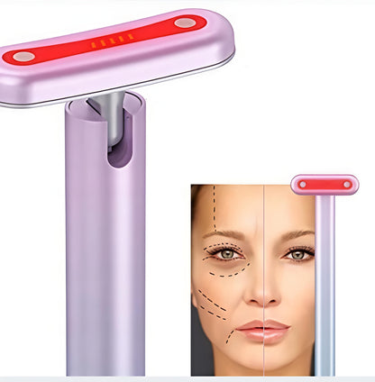 EMS veido masažuoklis LED v3.0 – liftingas, beadatinė mezoterapija, karštas kompresas