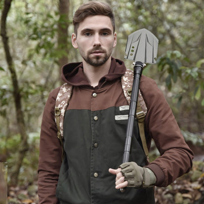 Daugiafunkcis išgyvenimo kastuvas 6in1