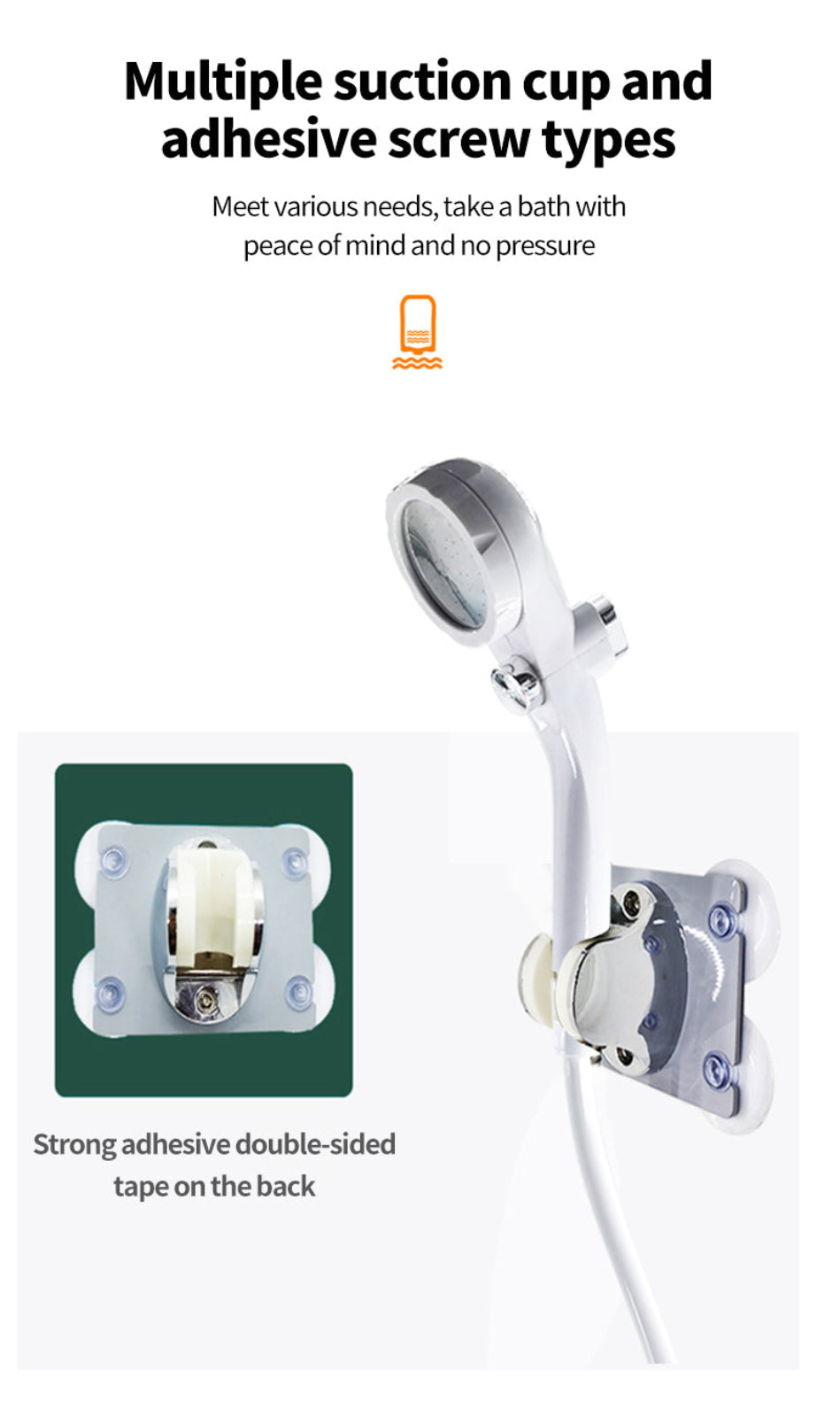 Nešiojamas elektrinis lauko dušas su IPX7 apsauga