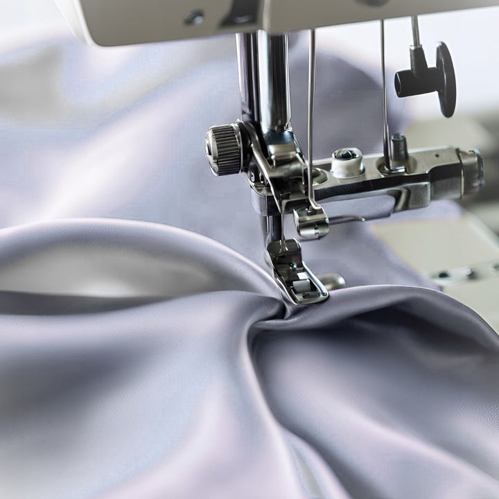 Rinkinys: Šilkinis pagalvės užvalkalas 40x60 su medvilne + šilkinė plaukų gumyte Rausva