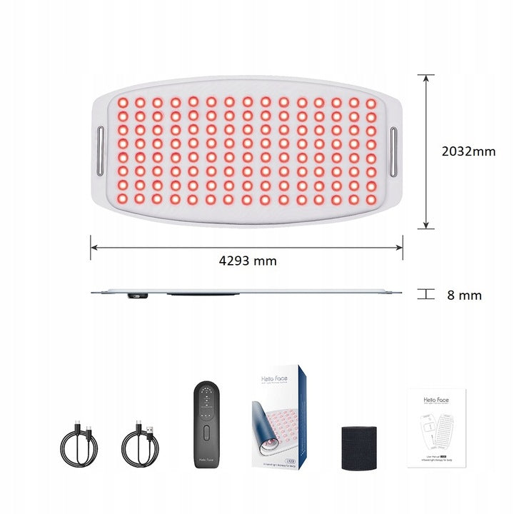 Belaidė infraraudonųjų spindulių LED terapijos juosta – skausmo mažinimui