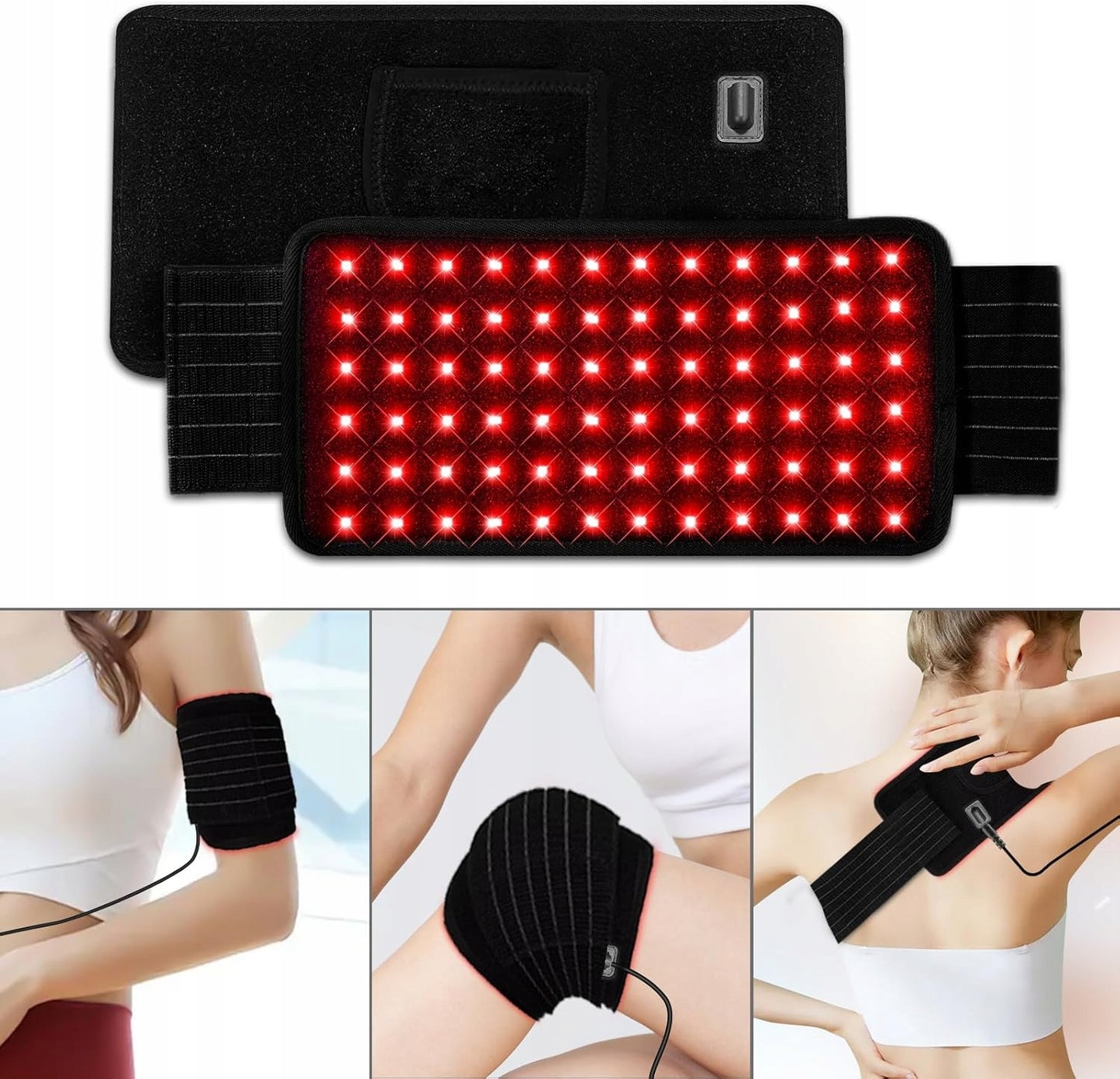 Daugiafunkcis I-THERA-U terapinis diržas su infraraudonąja  šviesa 660nm ir 850nm