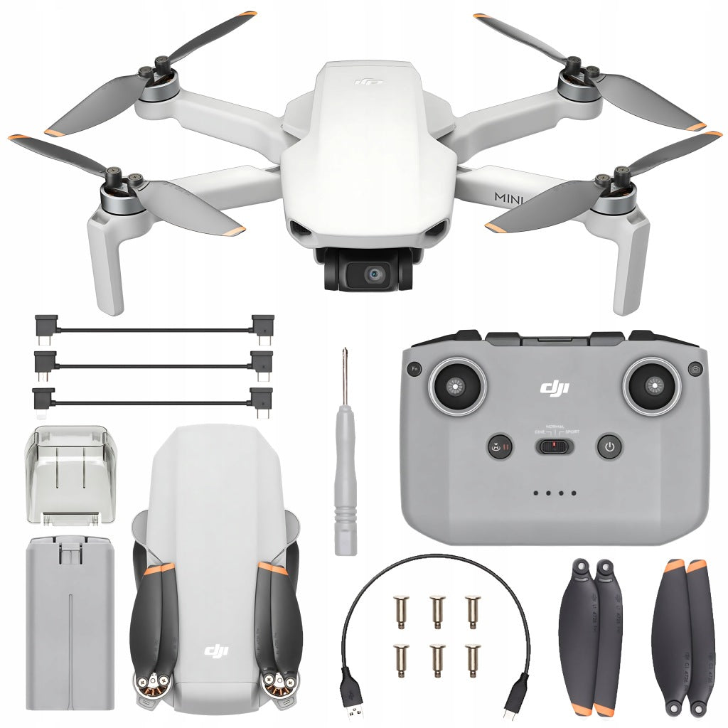 DJI Mini 4K Dronas su 4K Kamera ir RC Valdikliu